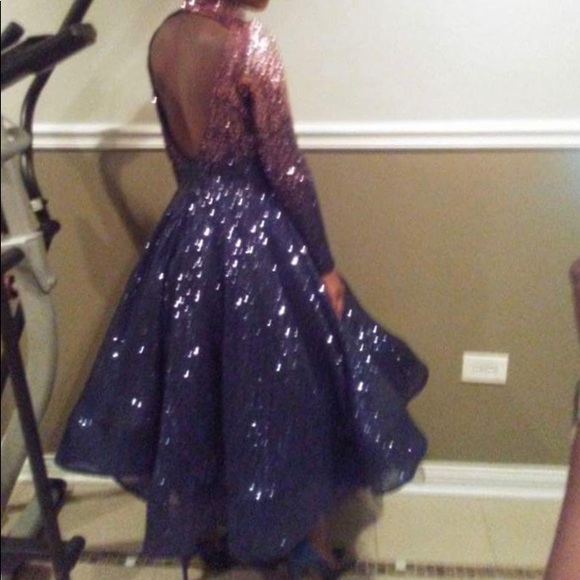 Beautiful customized ombré dress. - Picture 3 of 5